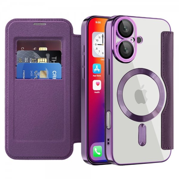 iPhone 16 -kotelo MagSafe, violetti