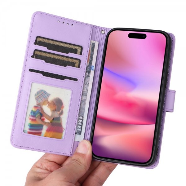 Betopnice iPhone 16 -kotelo irrotettavalla kuorella 005 Violetti