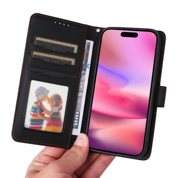 Betopnice iPhone 16 -suojakotelo irrotettavalla kuorella 005 musta