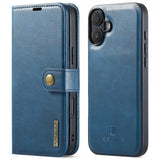 Dg.Ming iPhone 16 -suojakotelo irrotettavalla kuorella, sininen