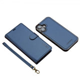 Lc.Imeeke iPhone 16 -kotelo irrotettavalla kuorella L2 Series MagSafe sininen