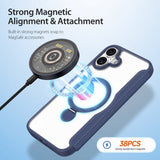 Dux Ducis iPhone 16 Suojakotelo Skin X Pro Series Kickstand MagSafe Sininen