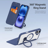 Dux Ducis iPhone 16 Suojakotelo Skin X Pro Series Kickstand MagSafe Sininen