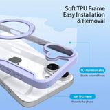 Dux Ducis iPhone 16 -suojakotelo Skin X Pro Series Kickstand MagSafe Violetti