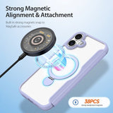 Dux Ducis iPhone 16 -suojakotelo Skin X Pro Series Kickstand MagSafe Violetti