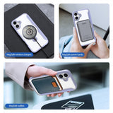 Dux Ducis iPhone 16 -suojakotelo Skin X Pro Series Kickstand MagSafe Violetti
