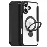 Dux Ducis iPhone 16 -suojakotelo Skin X Pro Series Kickstand MagSafe musta