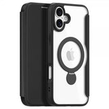 Dux Ducis iPhone 16 -suojakotelo Skin X Pro Series Kickstand MagSafe musta