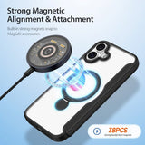 Dux Ducis iPhone 16 -suojakotelo Skin X Pro Series Kickstand MagSafe musta