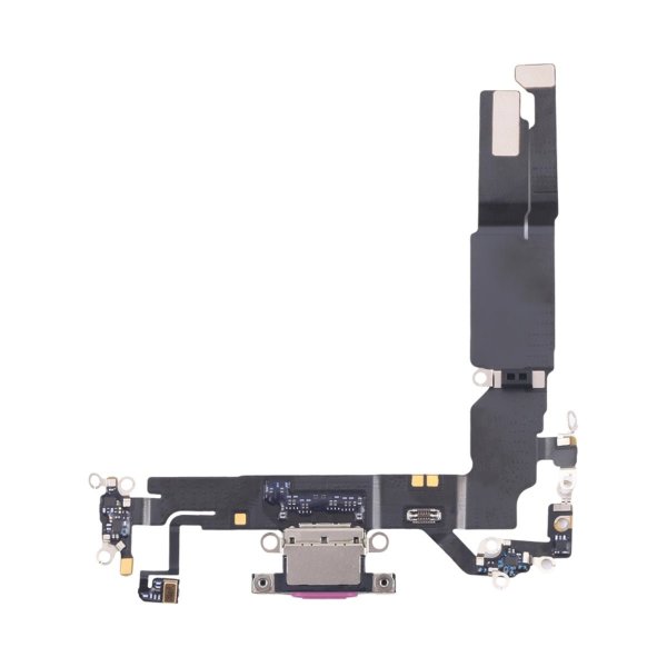 iPhone 16 latausliitin joustokaapeli alkuperäinen - Violetti