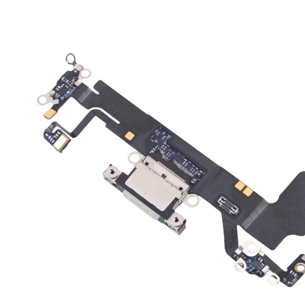 iPhone 16 latausliitin joustokaapeli alkuperäinen - valkoinen