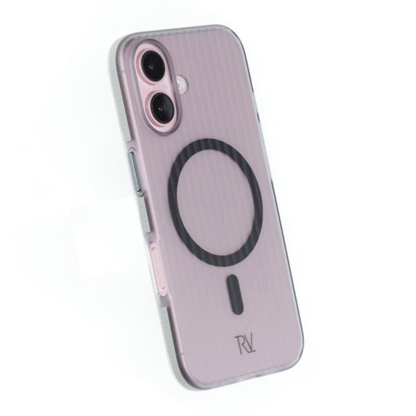 Rvelon iPhone 16 Kuoret Aallotettu MagSafe Harmaa