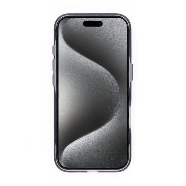 Rvelon iPhone 16 -kuori, aaltopahvimainen MagSafe, musta