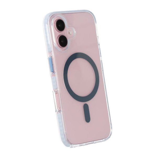 iPhone 16 Kuori Iskunkestävä MagSafe Sininen