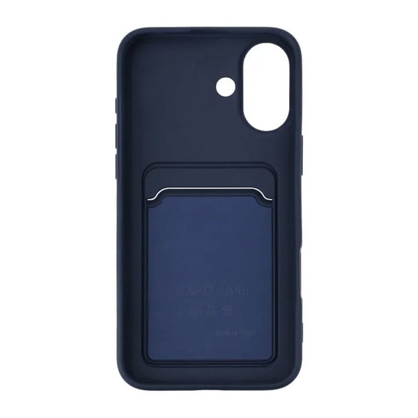 iPhone 16 Kuoret Korttiteline Sininen