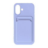 iPhone 16 Kuoret Korttiteline Violetti