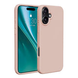 iPhone 16 Silikonikuori Vaaleanpunainen