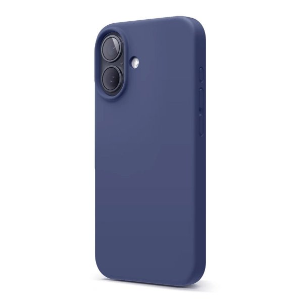 Rvelon iPhone 16 -silikonikuori, sininen