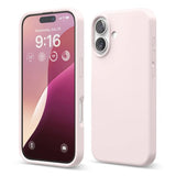 Rvelon iPhone 16 -silikonikuori, pinkki