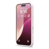 Rvelon iPhone 16 -silikonikuori, pinkki