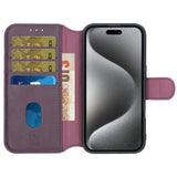 Rvelon iPhone 16 -suojakuori 4 korttipaikalla MagSafe violetti