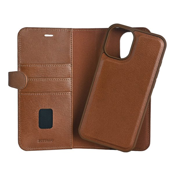 Buffalo iPhone 16 Plus Kotelo 2-in-1 MagSeries Ruskea