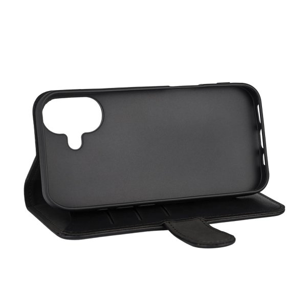 Gear iPhone 16 Plus -kotelo, 3 korttipaikkaa, musta
