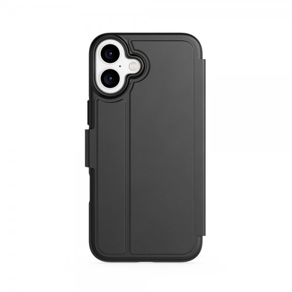 Tech21 iPhone 16 Plus EvoLite Wallet -kotelo, musta