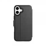 Tech21 iPhone 16 Plus EvoLite Wallet -kotelo, musta