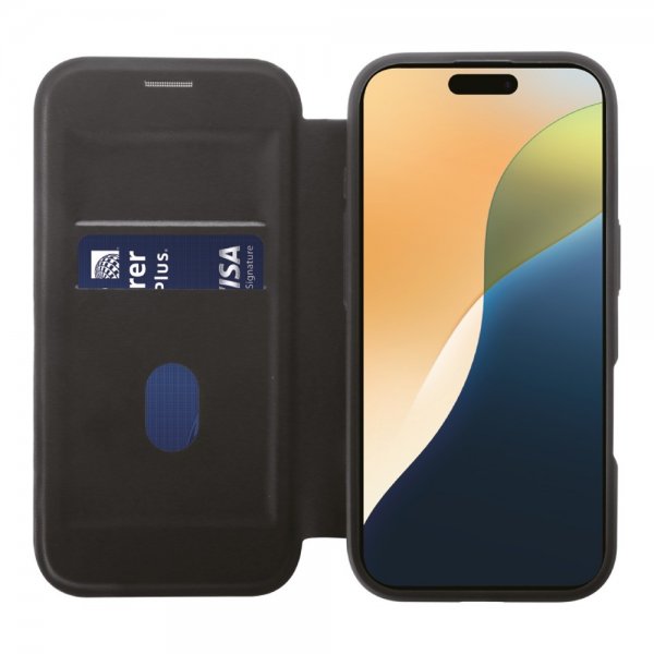 Vivanco iPhone 16 Plus Mag Wallet -suojakotelo, musta