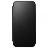 Nomad iPhone 16 Plus -suojakotelo, Modern Leather Folio, musta