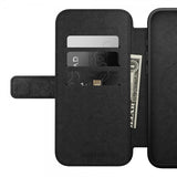 Nomad iPhone 16 Plus -suojakotelo, Modern Leather Folio, musta