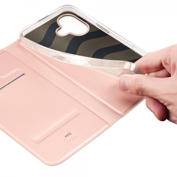Dux Ducis iPhone 16 Plus -kotelo, Skin Pro Series, ruusukulta