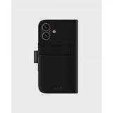 holdit iPhone 16 Plus -lompakkokotelo Wallet Case Magnet Plus, musta