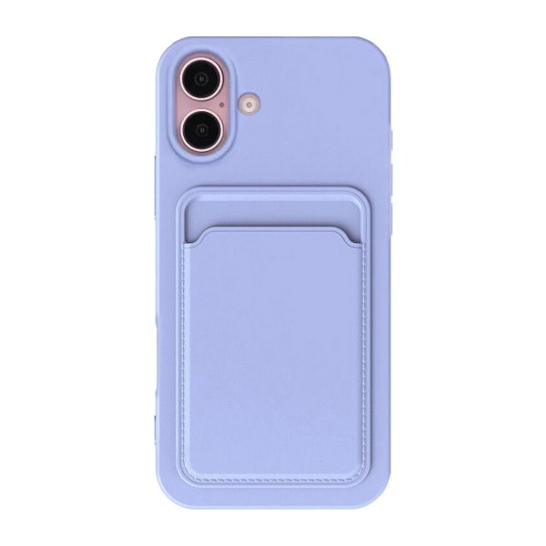 iPhone 16 Plus Kuoret Korttipidike Purppura
