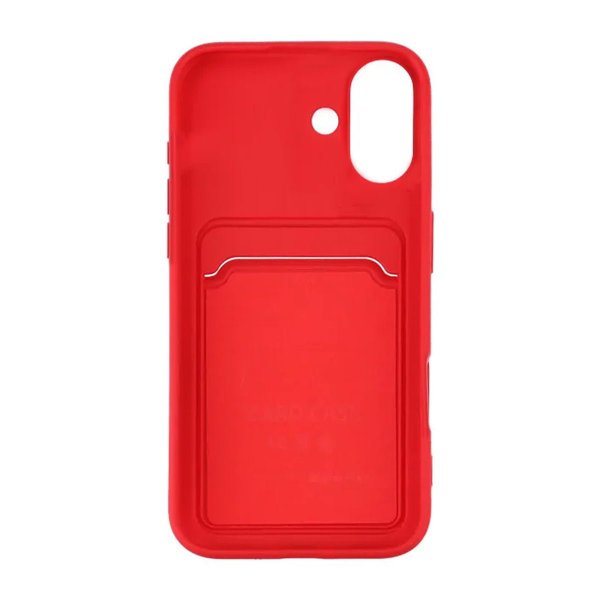 iPhone 16 Plus Kuoret Korttipidike Punainen
