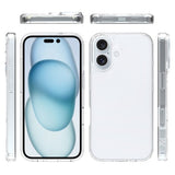 Rvelon iPhone 16 Plus Kuori Iskunkestävä Läpinäkyvä