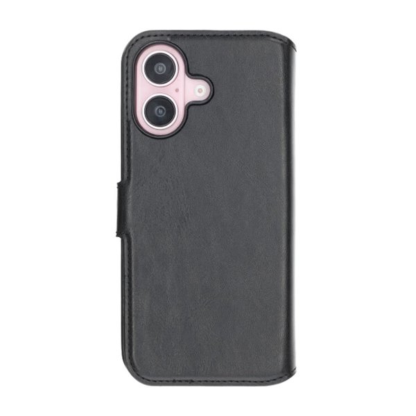 Rvelon iPhone 16 Plus -kotelo, magneettisesti irrotettava kuori, musta
