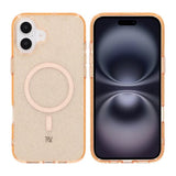 Rvelon iPhone 16 Plus -kuori, glitter, MagSafe, kulta