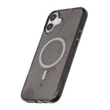 Rvelon iPhone 16 Plus Kuori Glitter MagSafe Musta