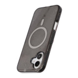 Rvelon iPhone 16 Plus Kuori Glitter MagSafe Musta