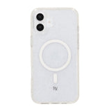 Rvelon iPhone 16 Plus Kuoret Glitter MagSafe Valkoinen