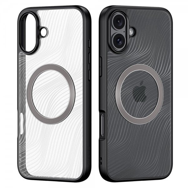Dux Ducis iPhone 16 Plus -suojakuori Aimo Series MagSafe Musta