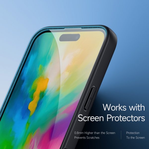 Dux Ducis iPhone 16 Plus -suojakuori, Aimo-sarja, musta