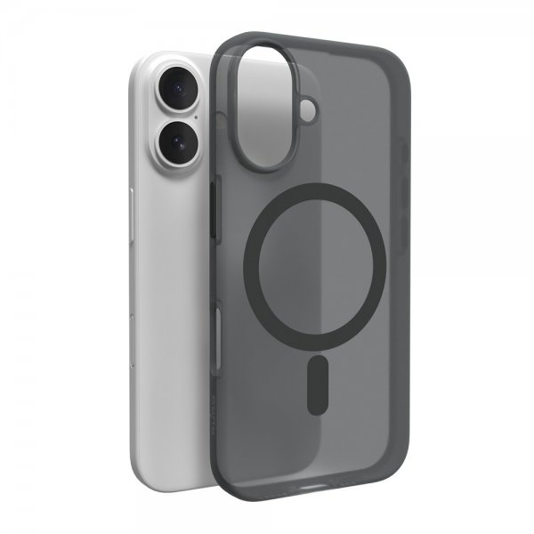 Puro iPhone 16 Plus -suojakuori Daylight MagSafe, musta
