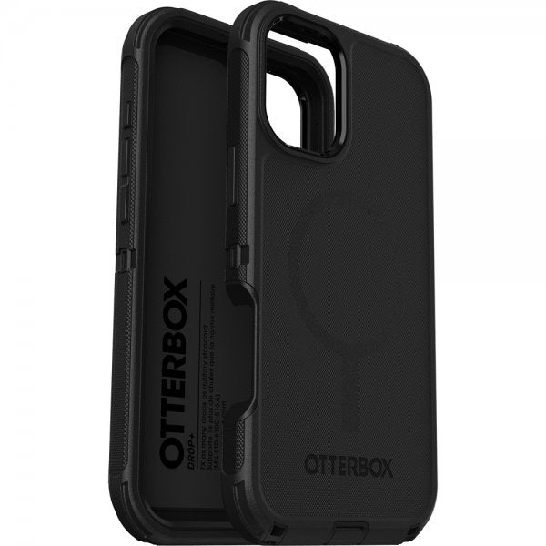 Otterbox iPhone 16 Plus Defender MagSafe -suojakuori, musta