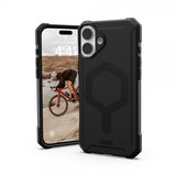 Urban Armor Gear (UAG) iPhone 16 Plus -suojakuori Essential Armor MagSafe, musta
