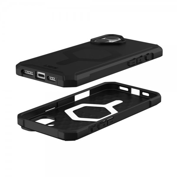 Urban Armor Gear (UAG) iPhone 16 Plus -suojakuori Essential Armor MagSafe, musta