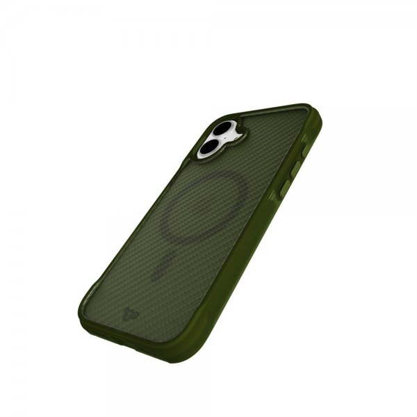 Tech21 iPhone 16 Plus -suojakuori EvoArmor MagSafe, vihreä