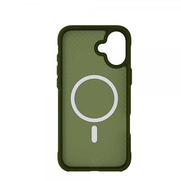 Tech21 iPhone 16 Plus -suojakuori EvoArmor MagSafe, vihreä